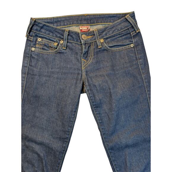 True Religion Johnny Women's Bootcut Flair Leg Size 29x34 (Missing Sz Tag) Y2K - Picture 5 of 8